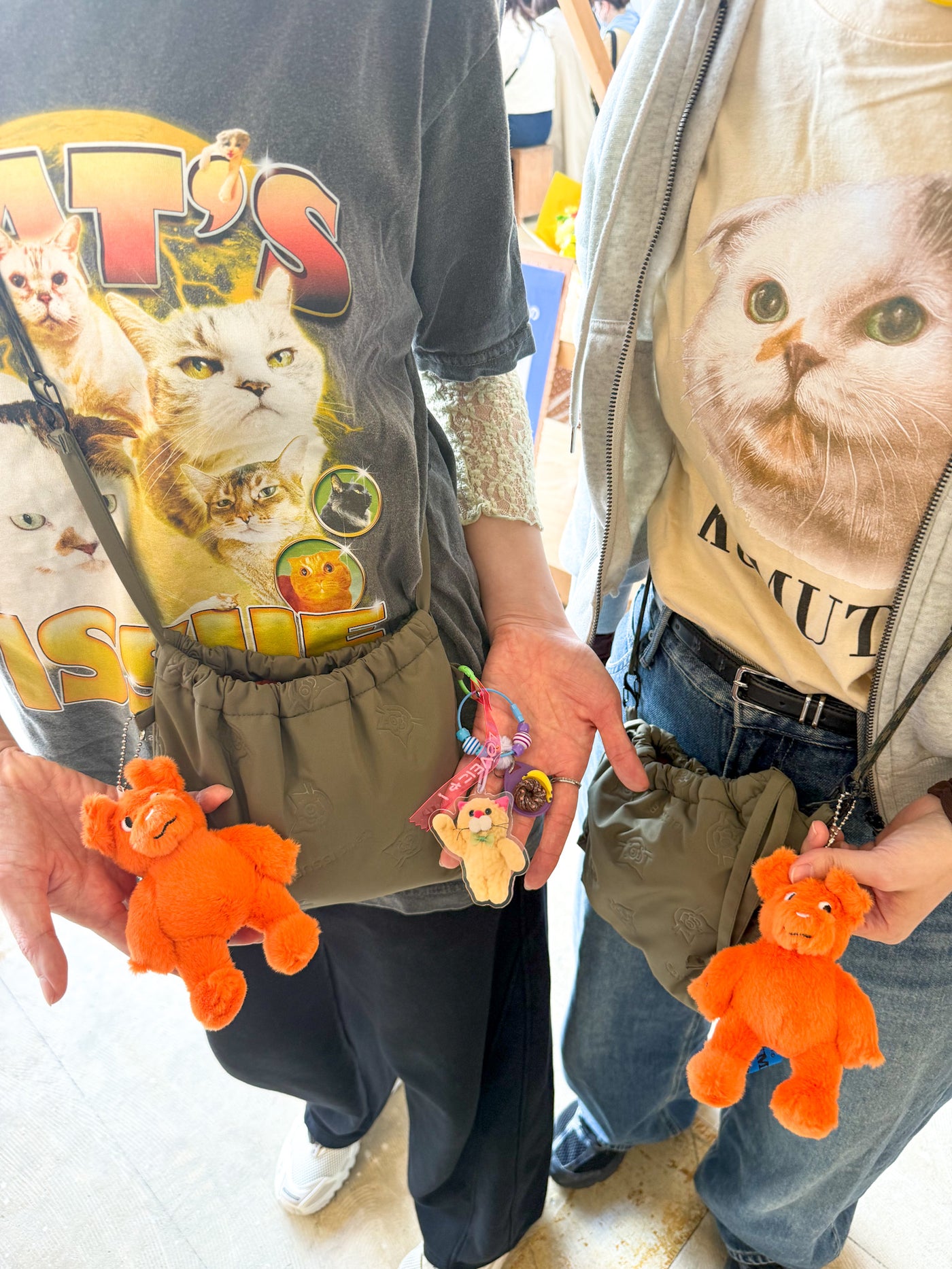 Cat's ISSUE × GLOBAL WORK MA-1ショルダーバッグ
