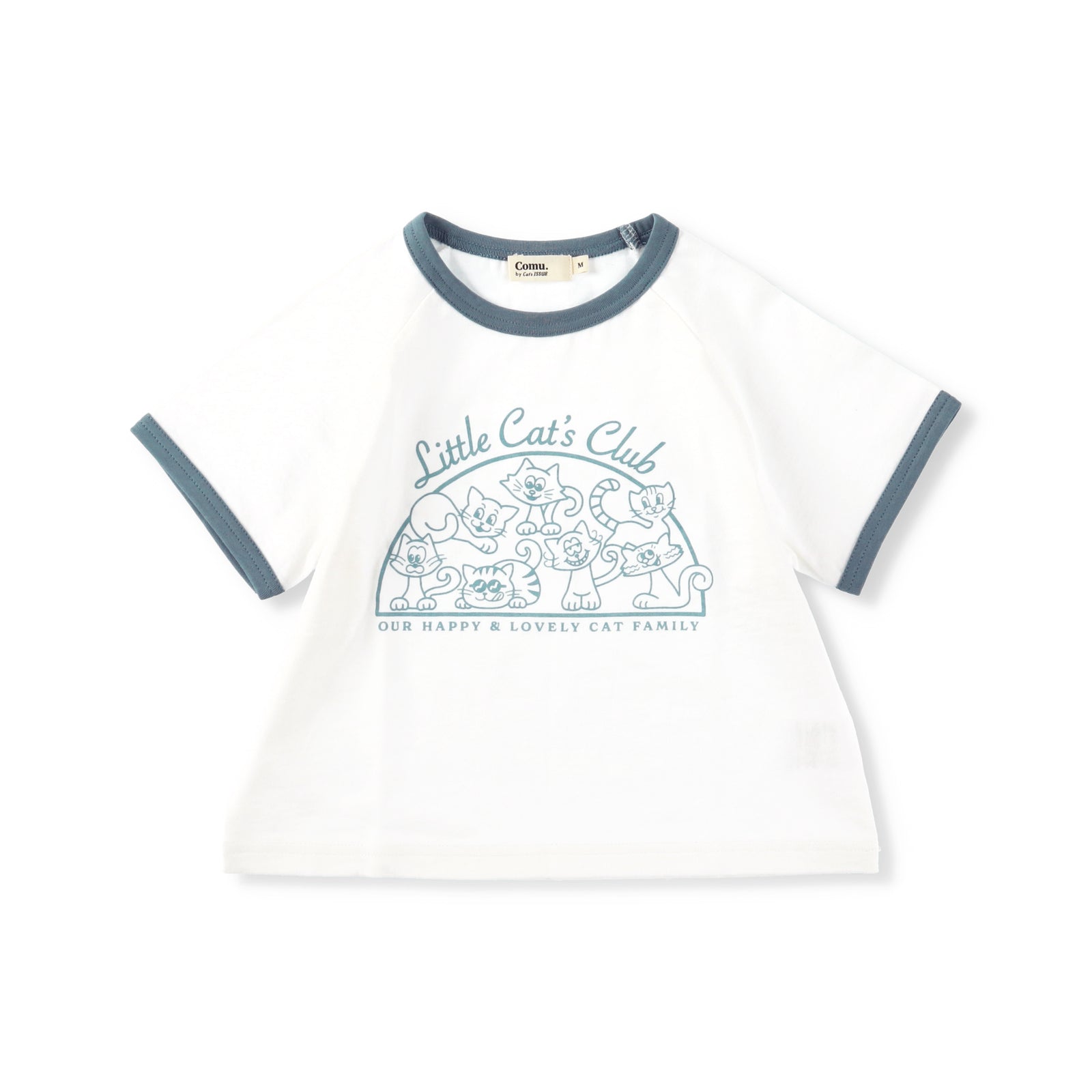 KY54-677W／Tシャツ（紺）／猫