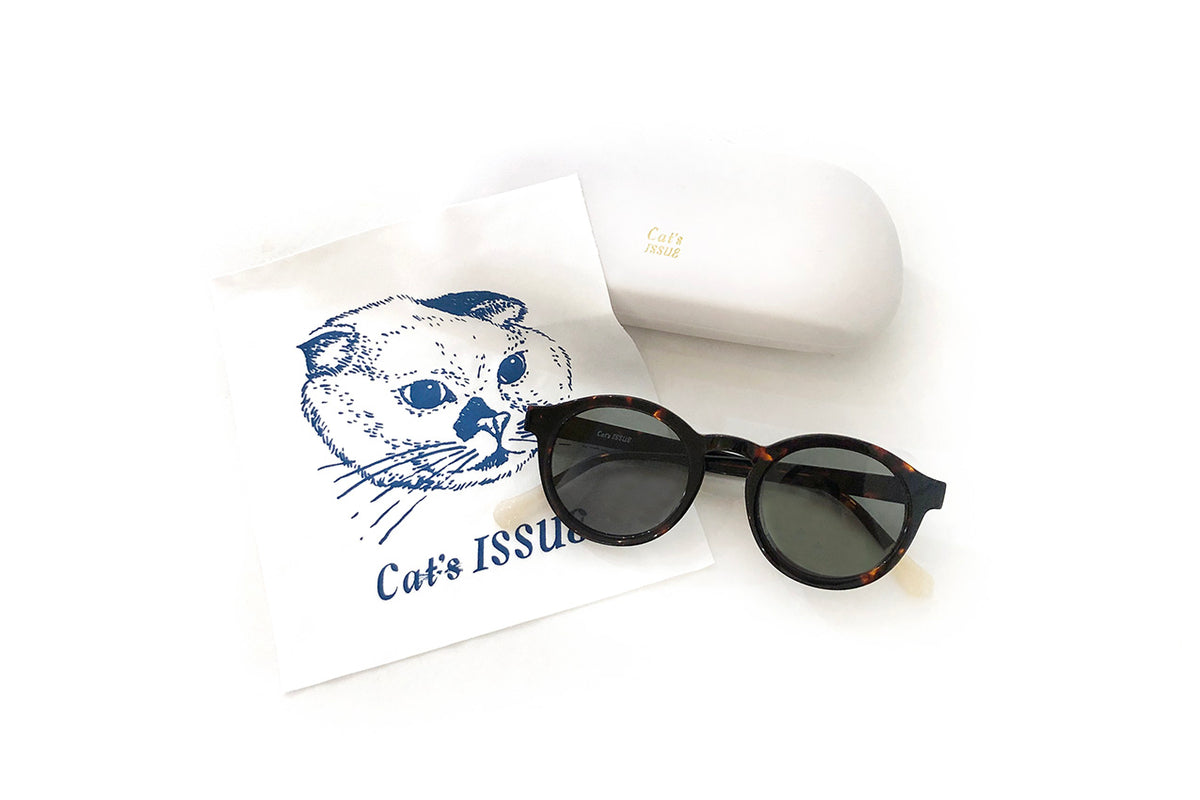 BLANC..監修 Cat's ISSUE 度なしサングラス クリアブラウン sunglass_set_1200x.jpg?v=